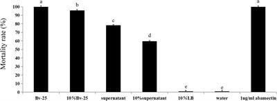 The Biocontrol Functions of Bacillus velezensis Strain Bv-25 Against Meloidogyne incognita